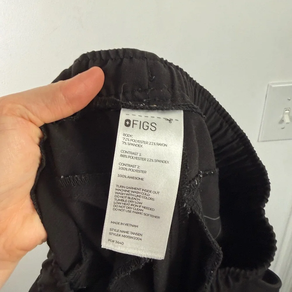FIGS Tansen Jogger Scrub Pants Open Skies Blue Black Lot of 2 Medical Mens XS